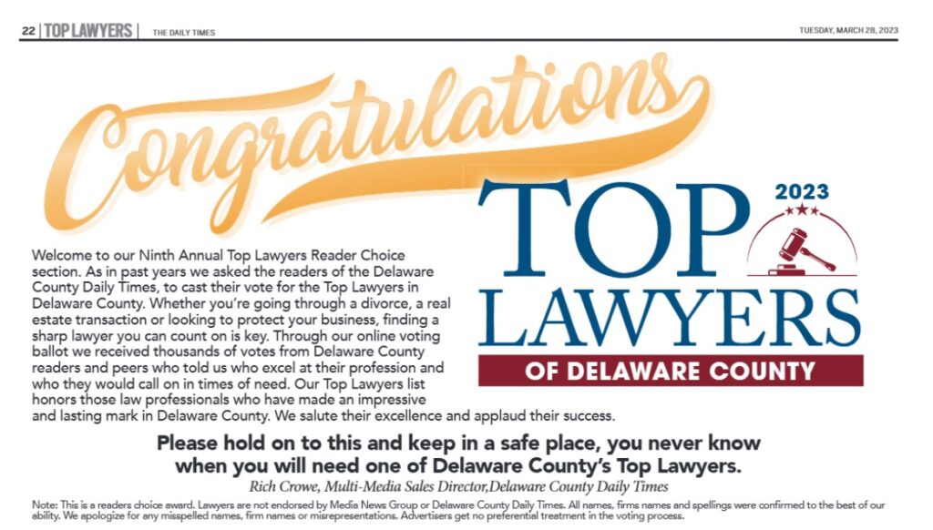 top lawyers delco